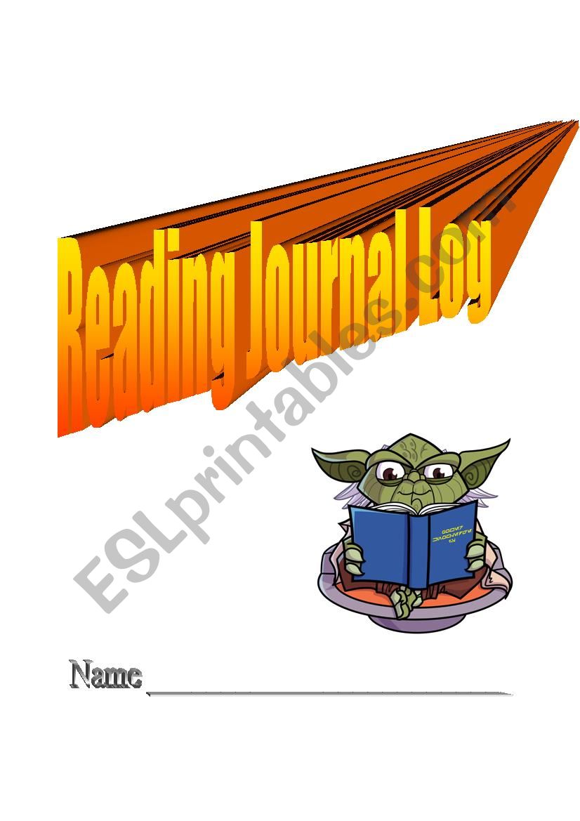 reading journal log worksheet