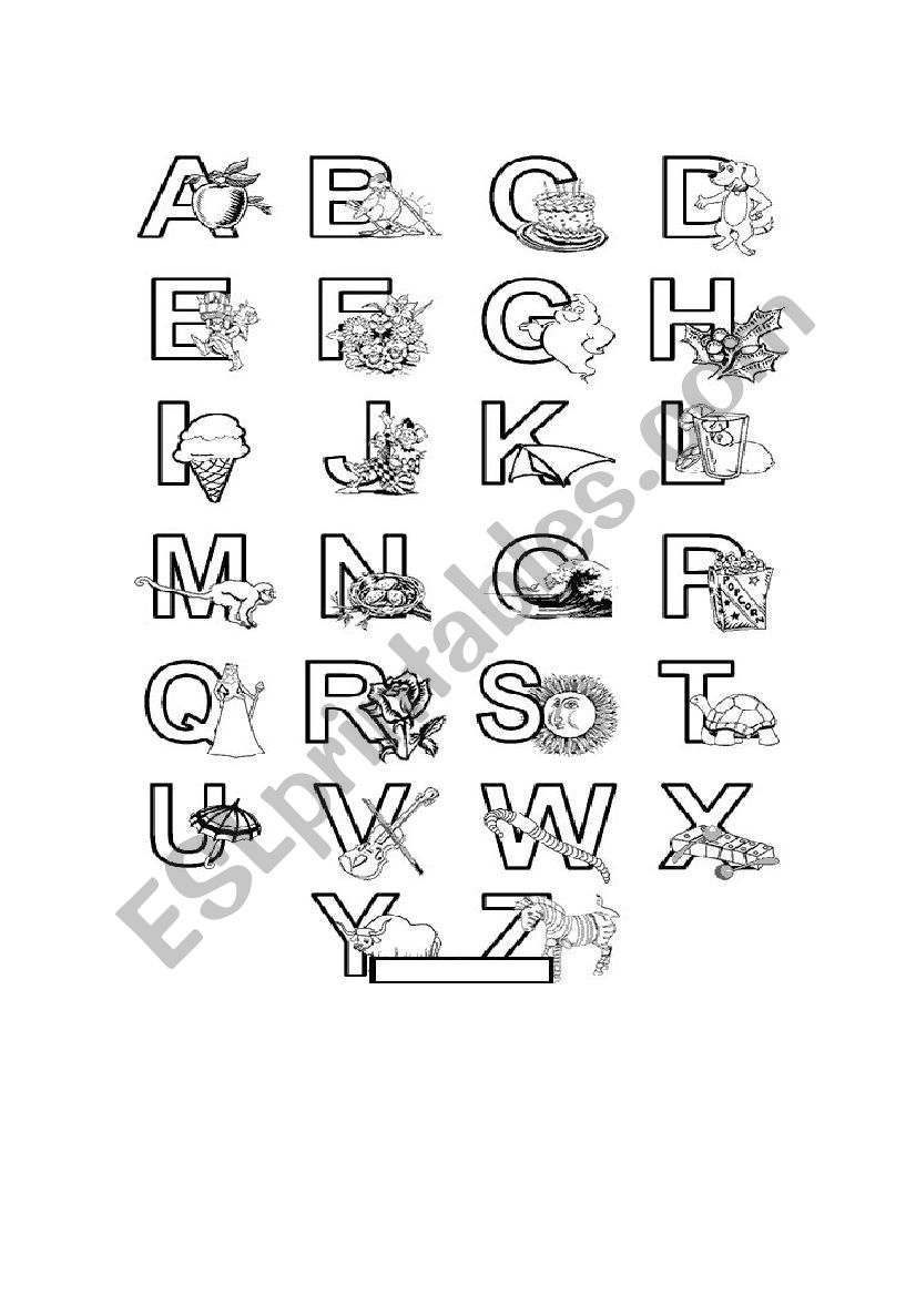 ABC Words worksheet