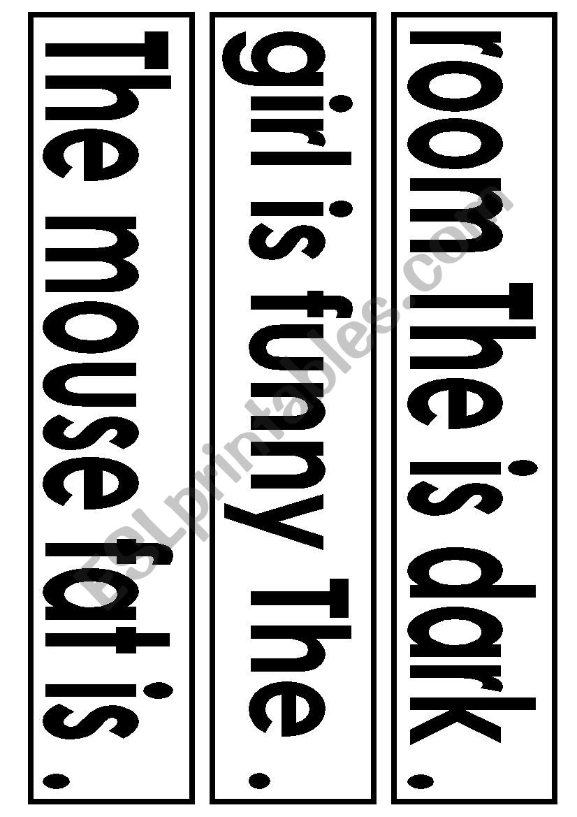 Sentences worksheet