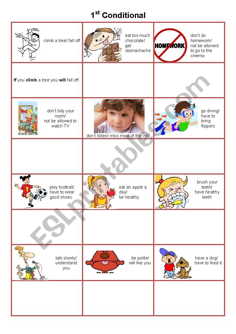 1st Conditional worksheet