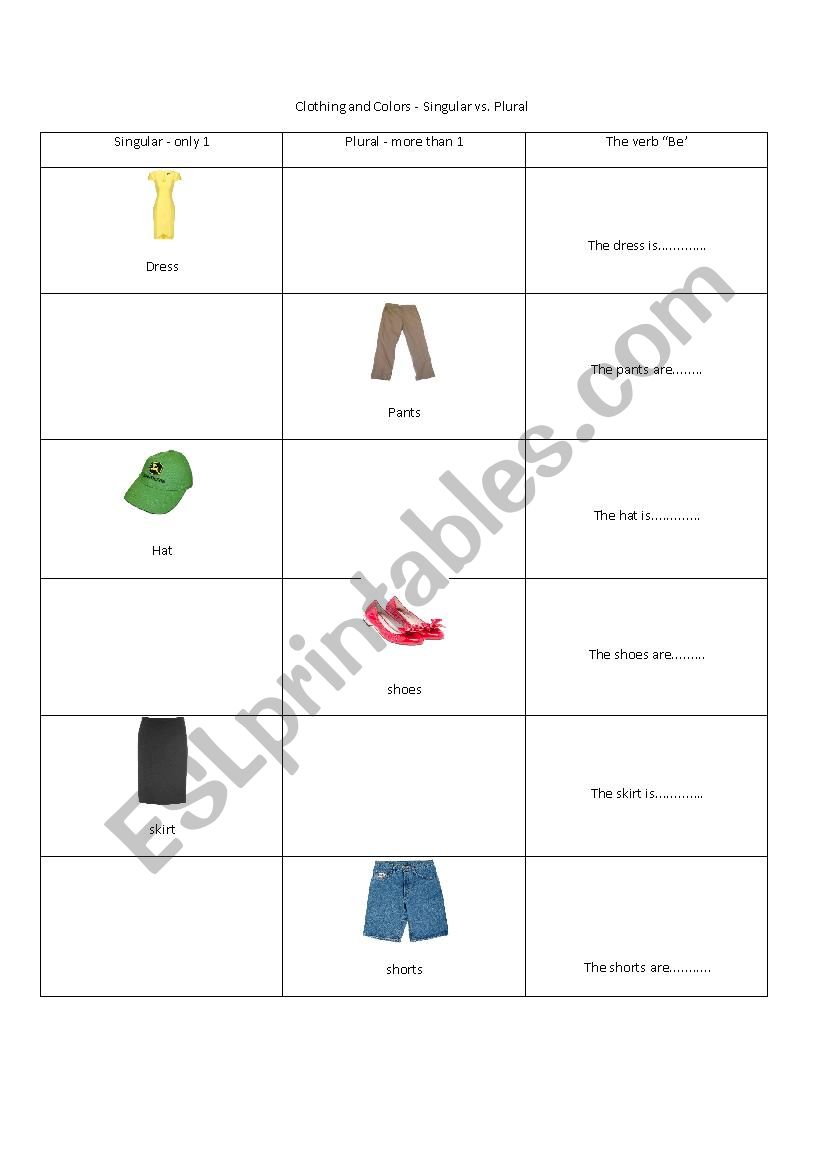 clothing-and-colors-singular-vs-plural-esl-worksheet-by-cotys