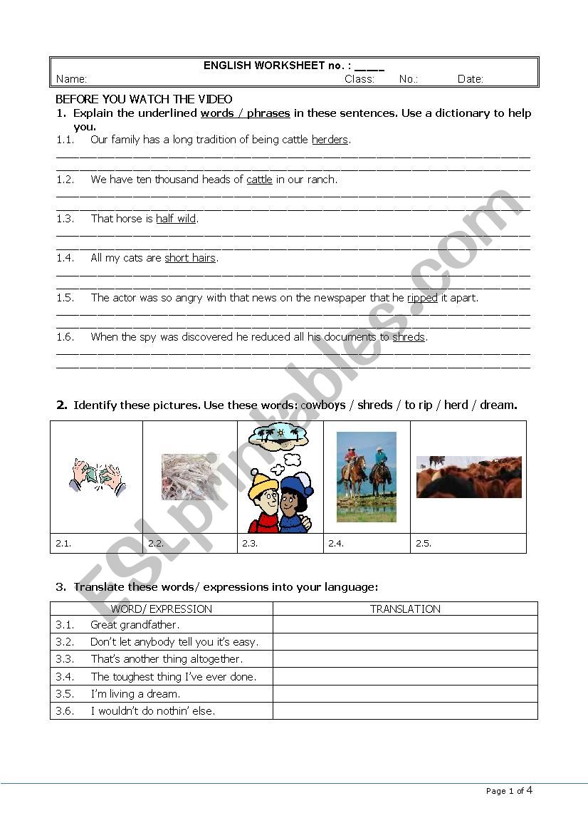 Unusual_job-Cat_Herders worksheet