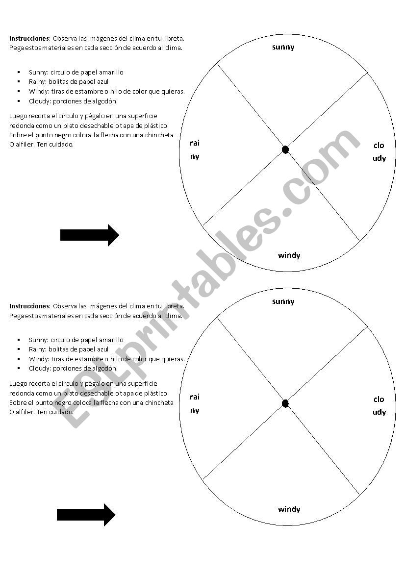 weather worksheet