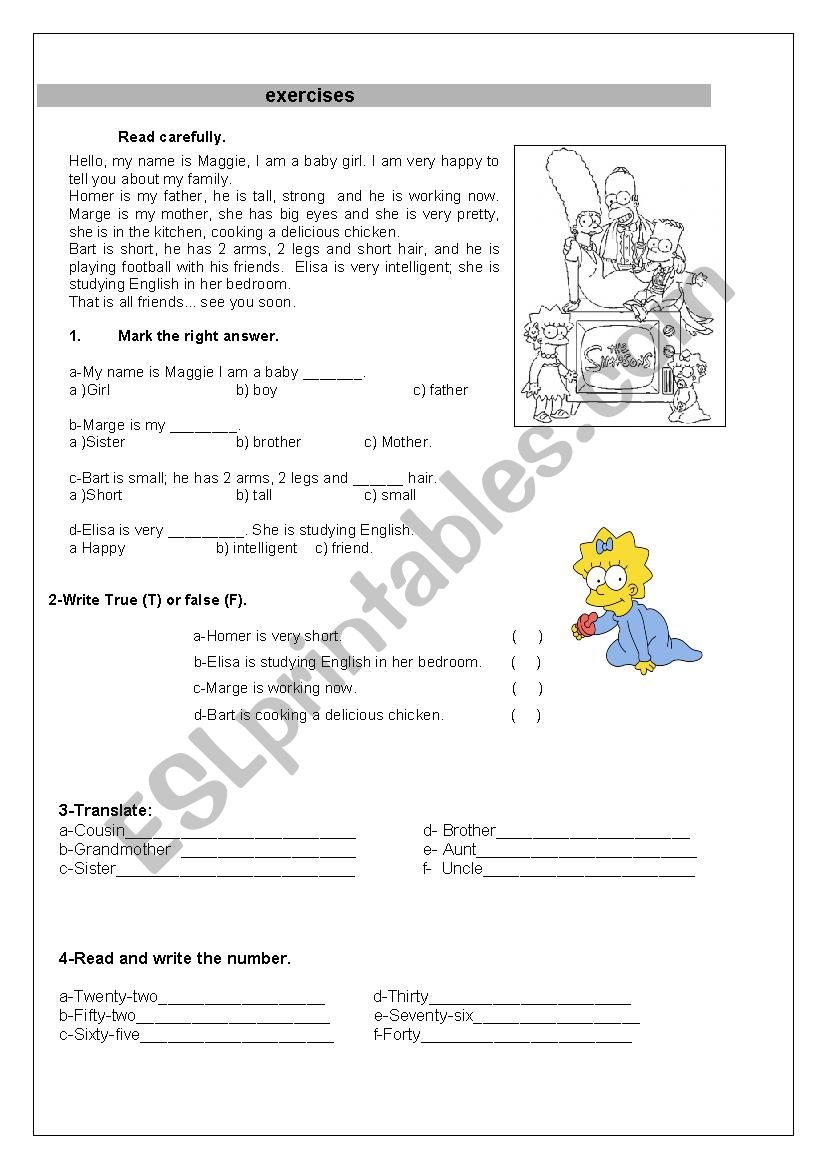 Mix of exercises 2 worksheet