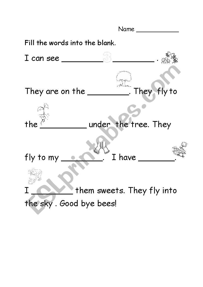 Phonics ee vowel sound reading for kids