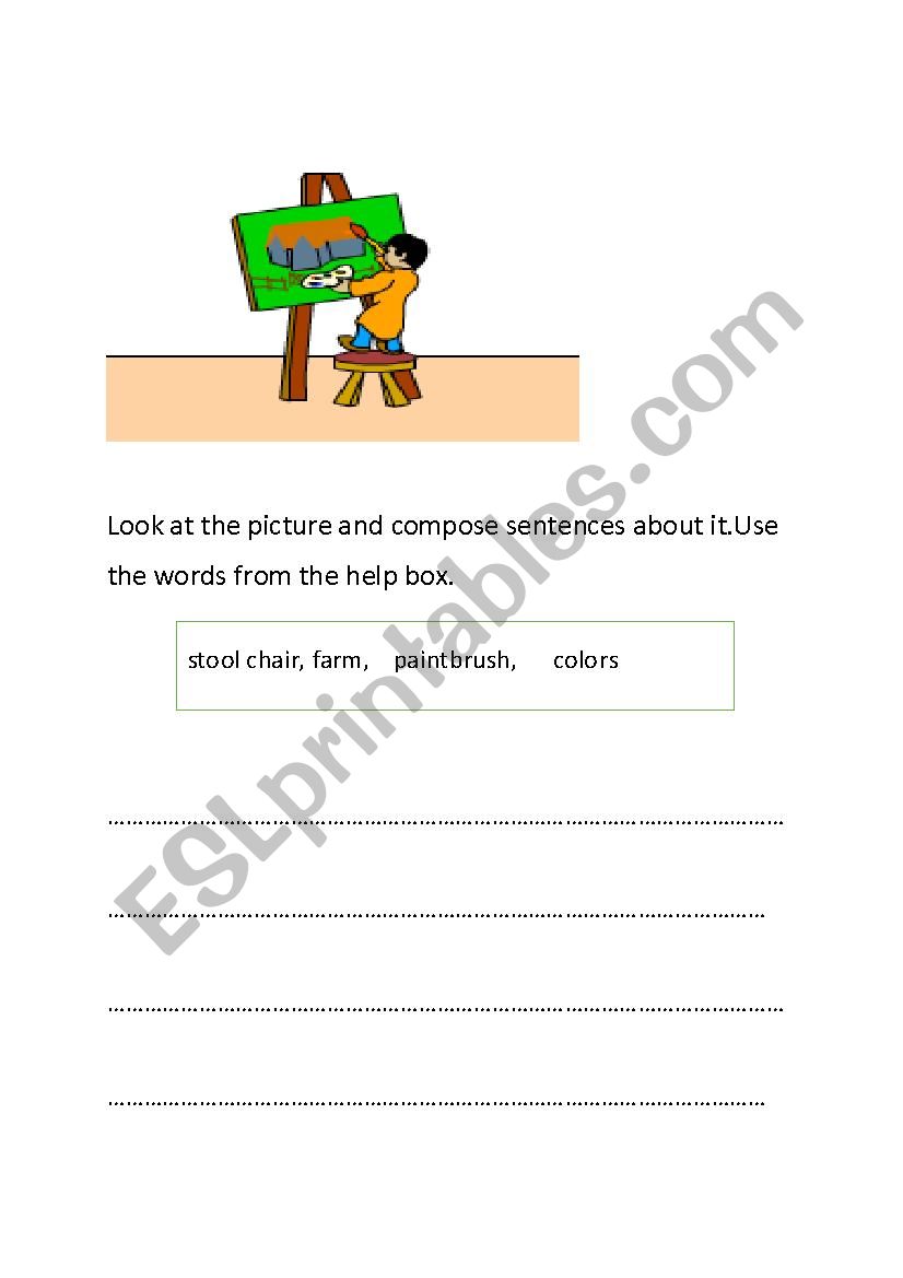 picture composition worksheet