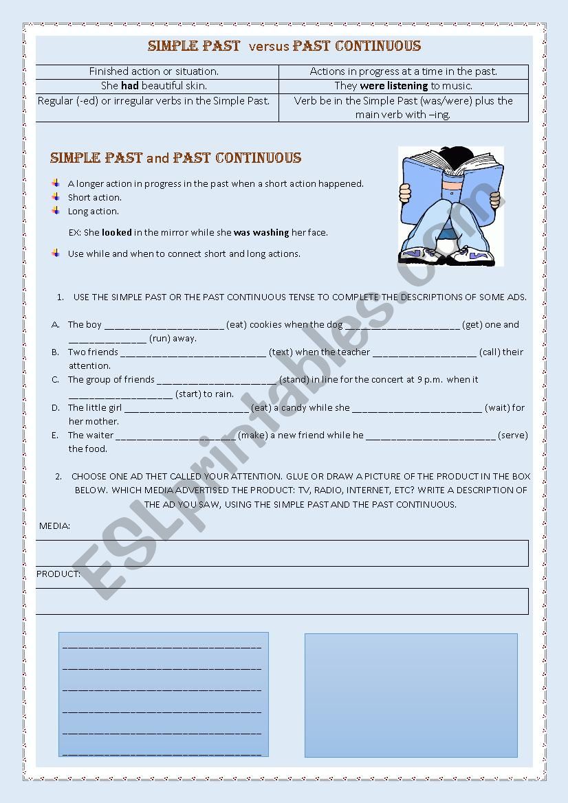 Simple Past versus Past Continuous