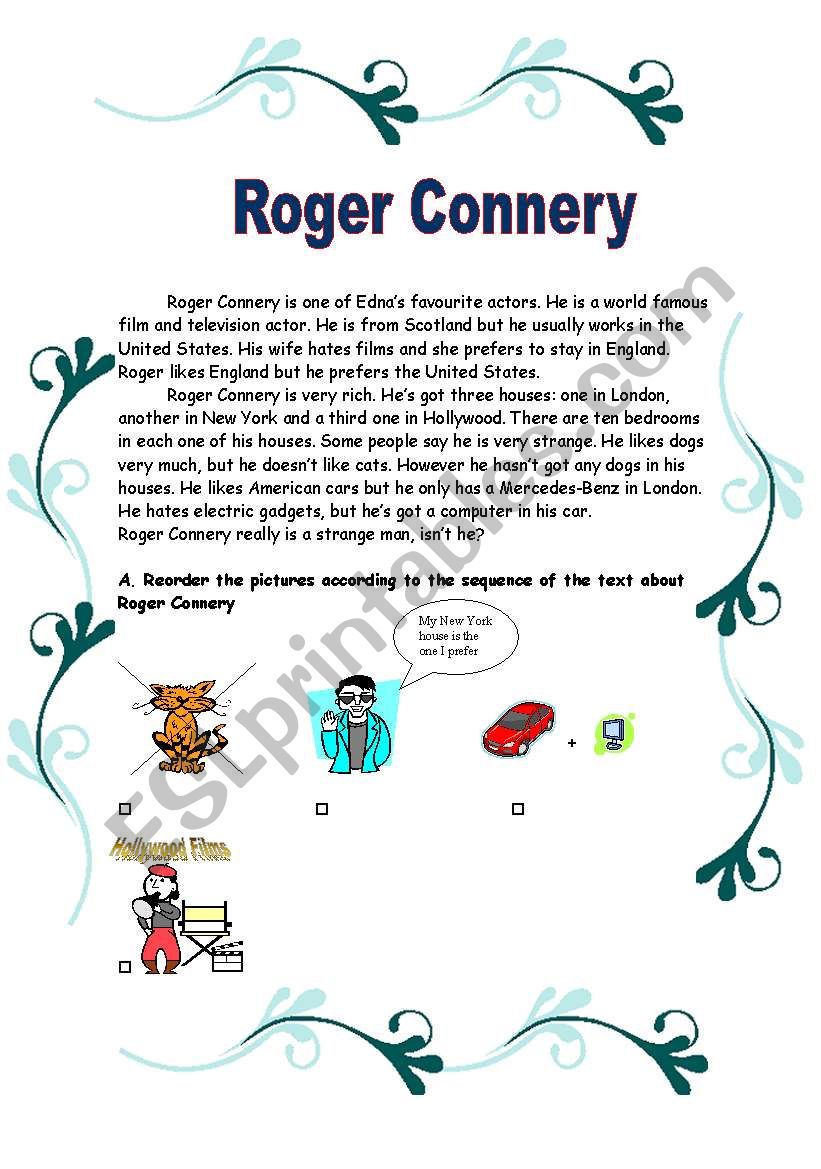 Reading/ Comprehension worksheet