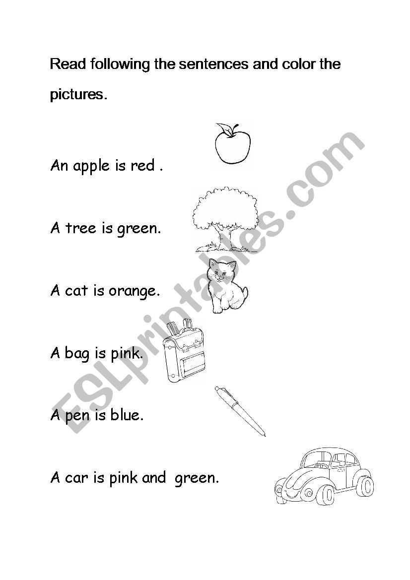 color worksheet