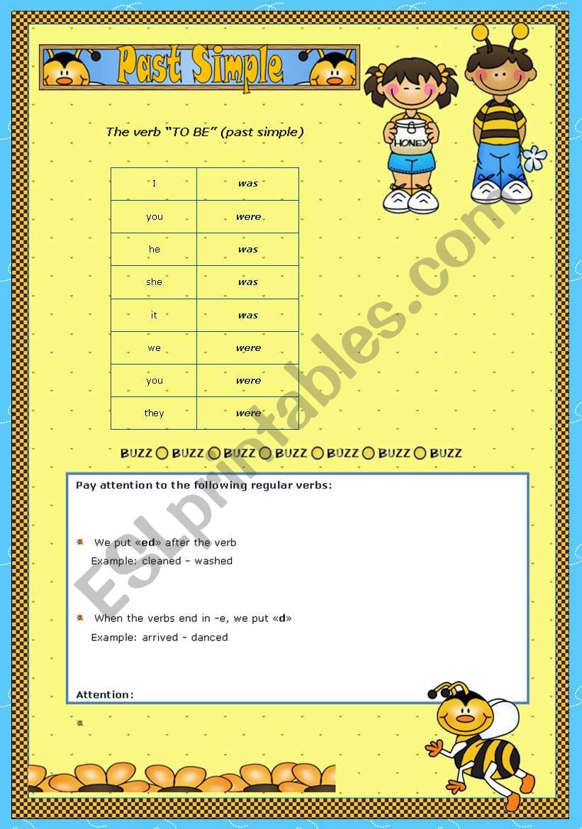 Past Simple worksheet