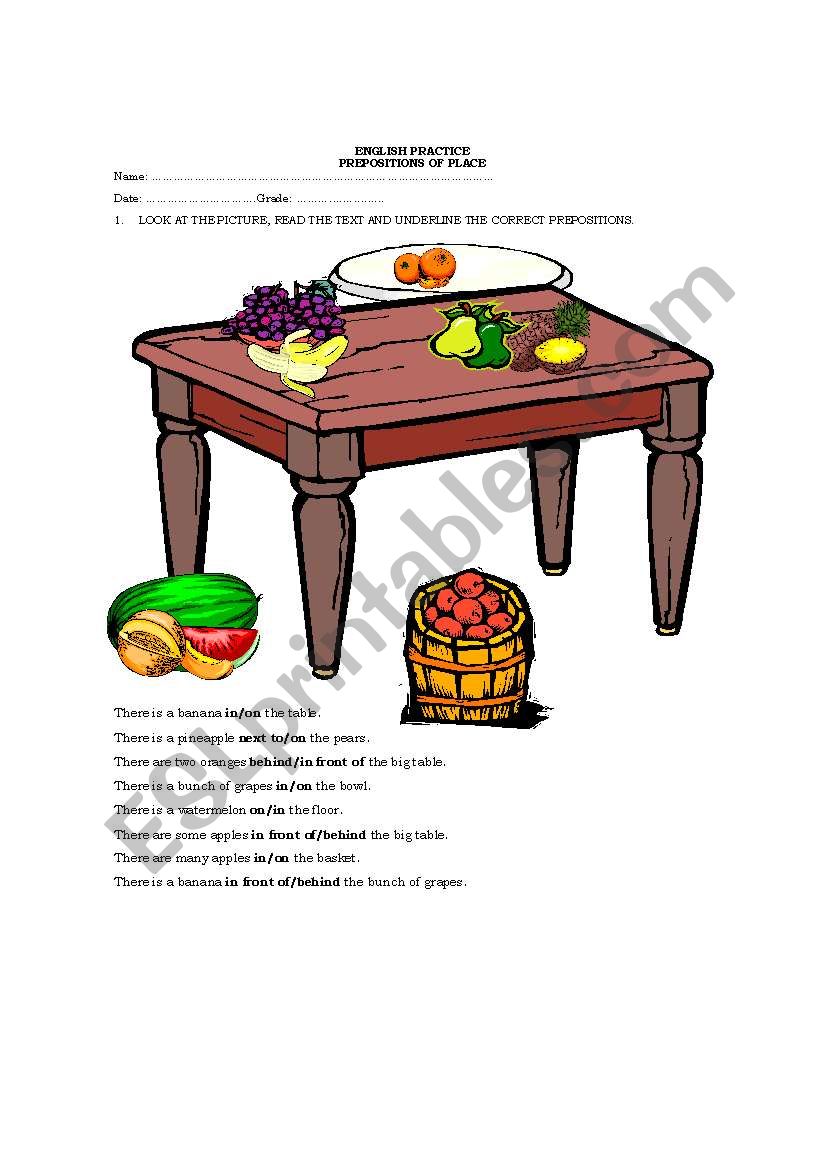 PREPOSITIONS ARE HERE!!! worksheet