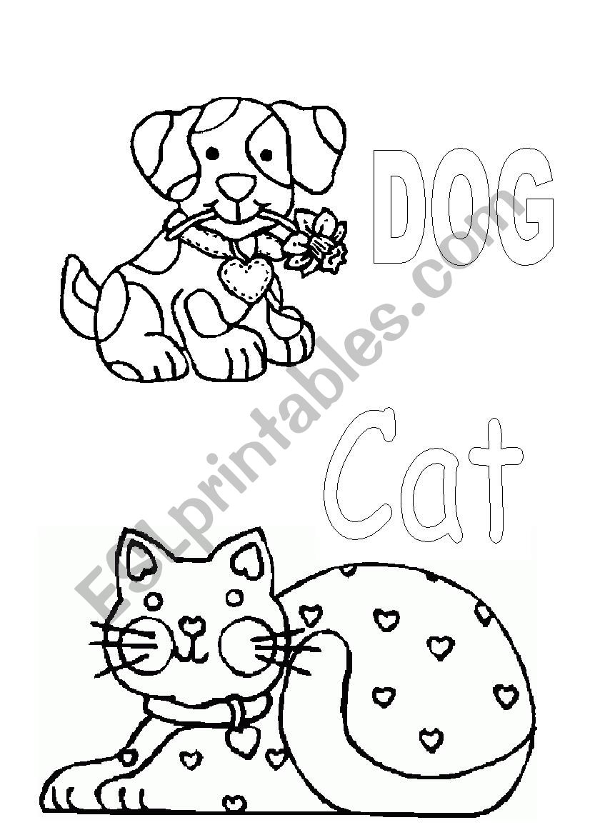 Animals Flashcards (for coloring)