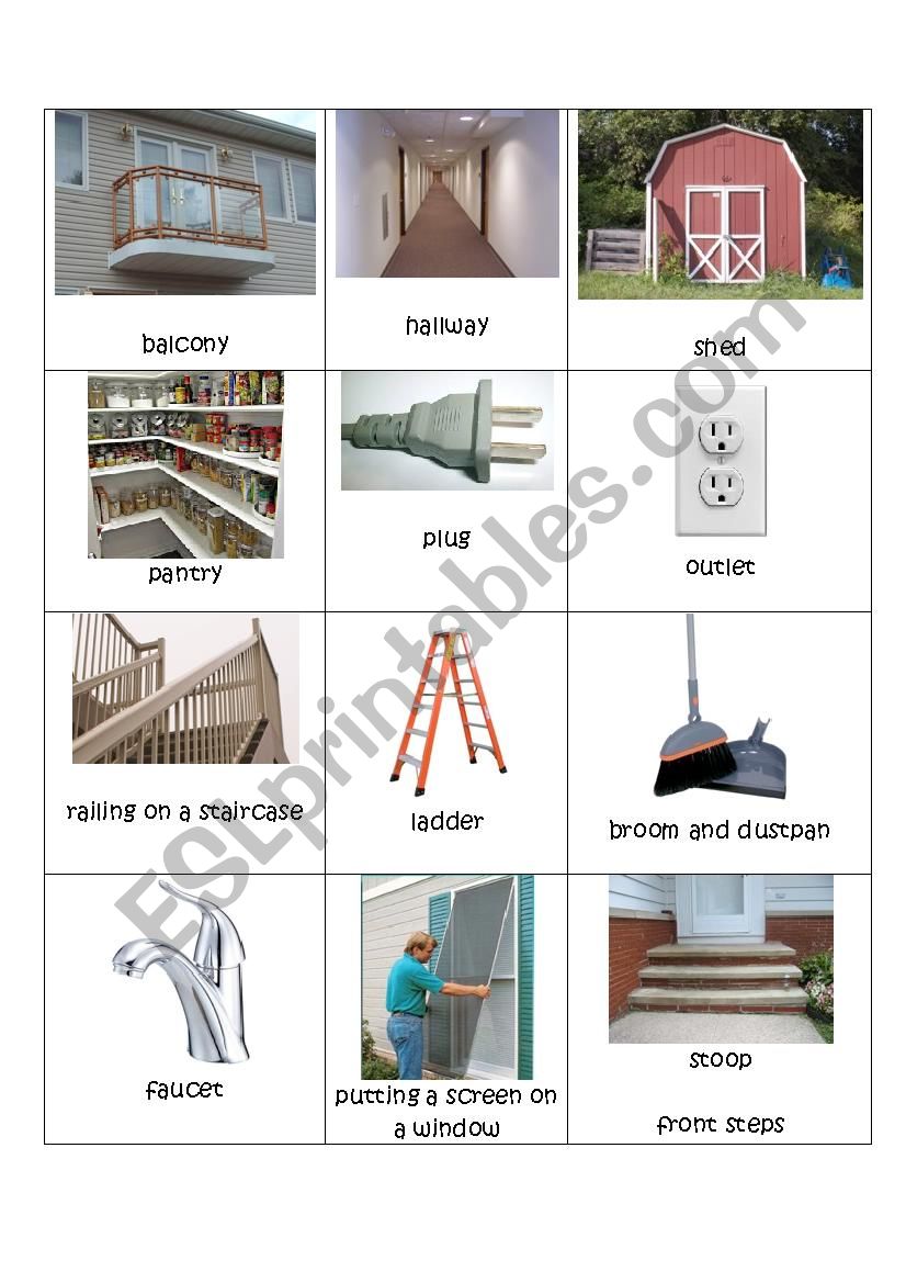 House flashcards level 2 difficulty