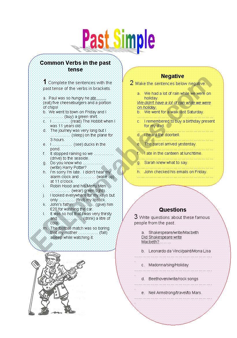 Past Simple worksheet