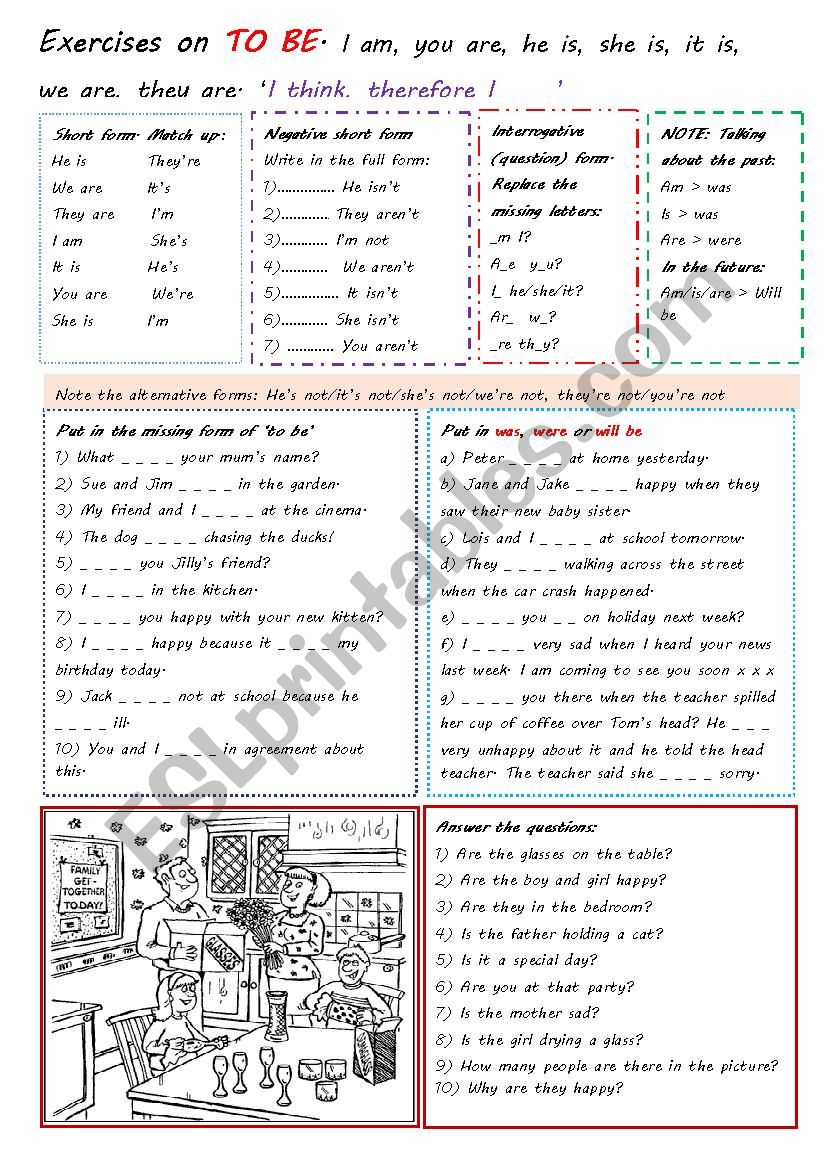 To be worksheet