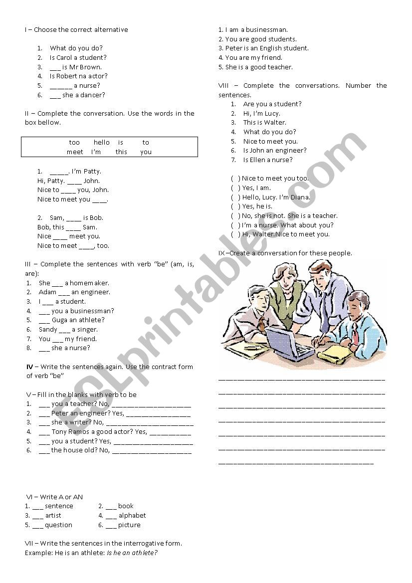 Grammar activity worksheet