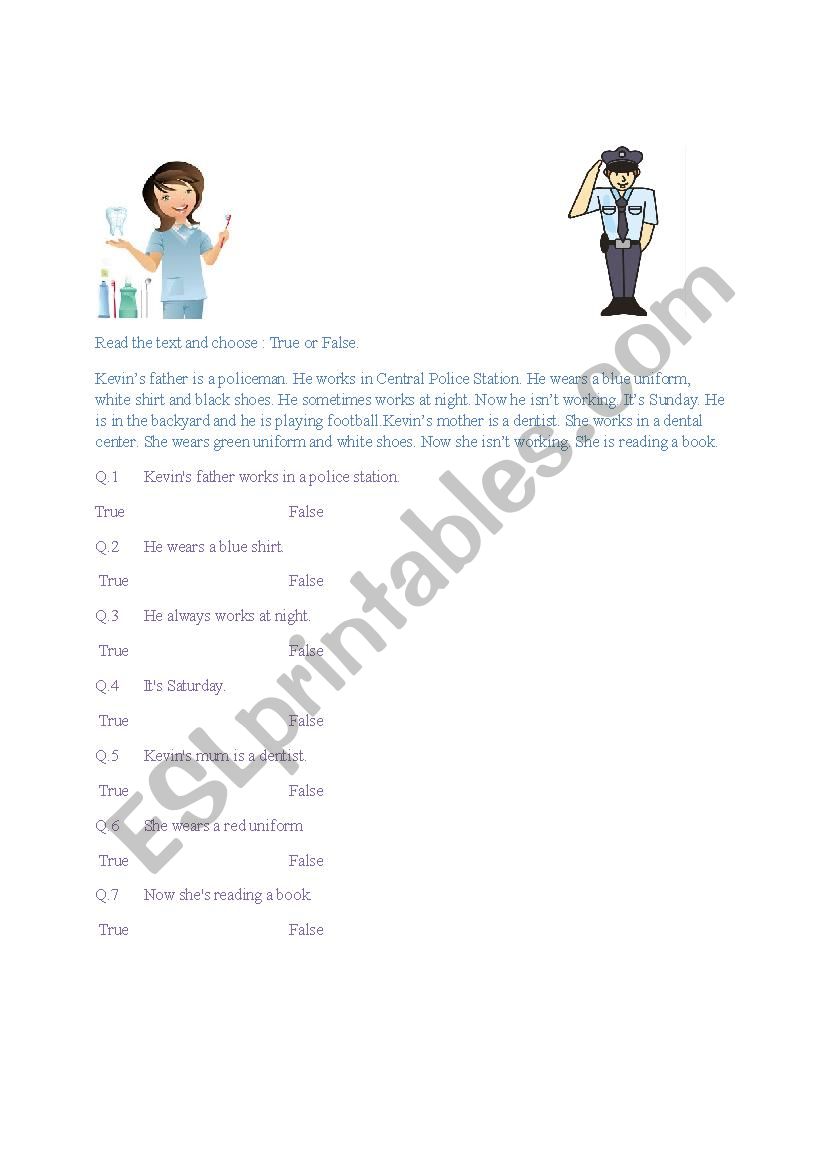 English level test worksheet