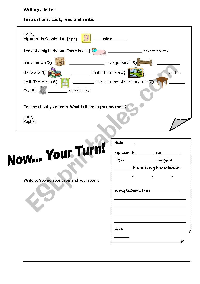 reading  writing comparision worksheet