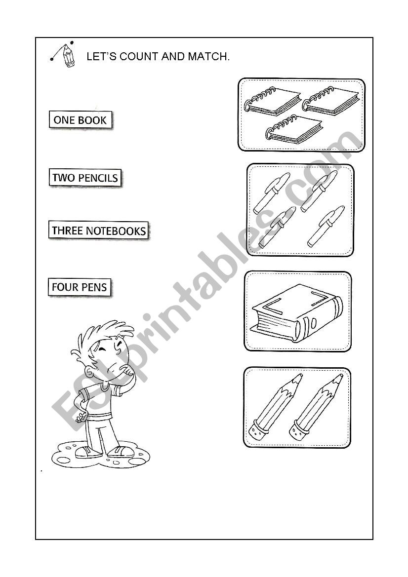 Lets count worksheet