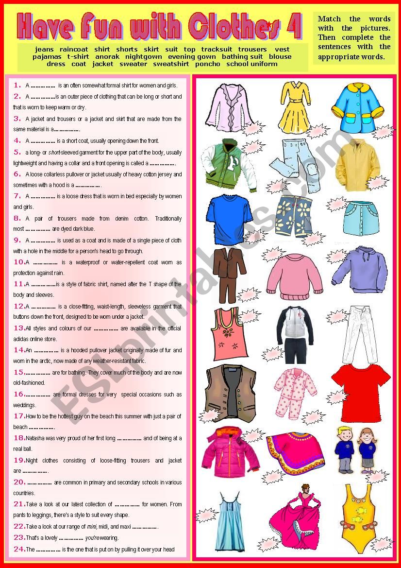 Vocab - Have Fun with Clothes 4