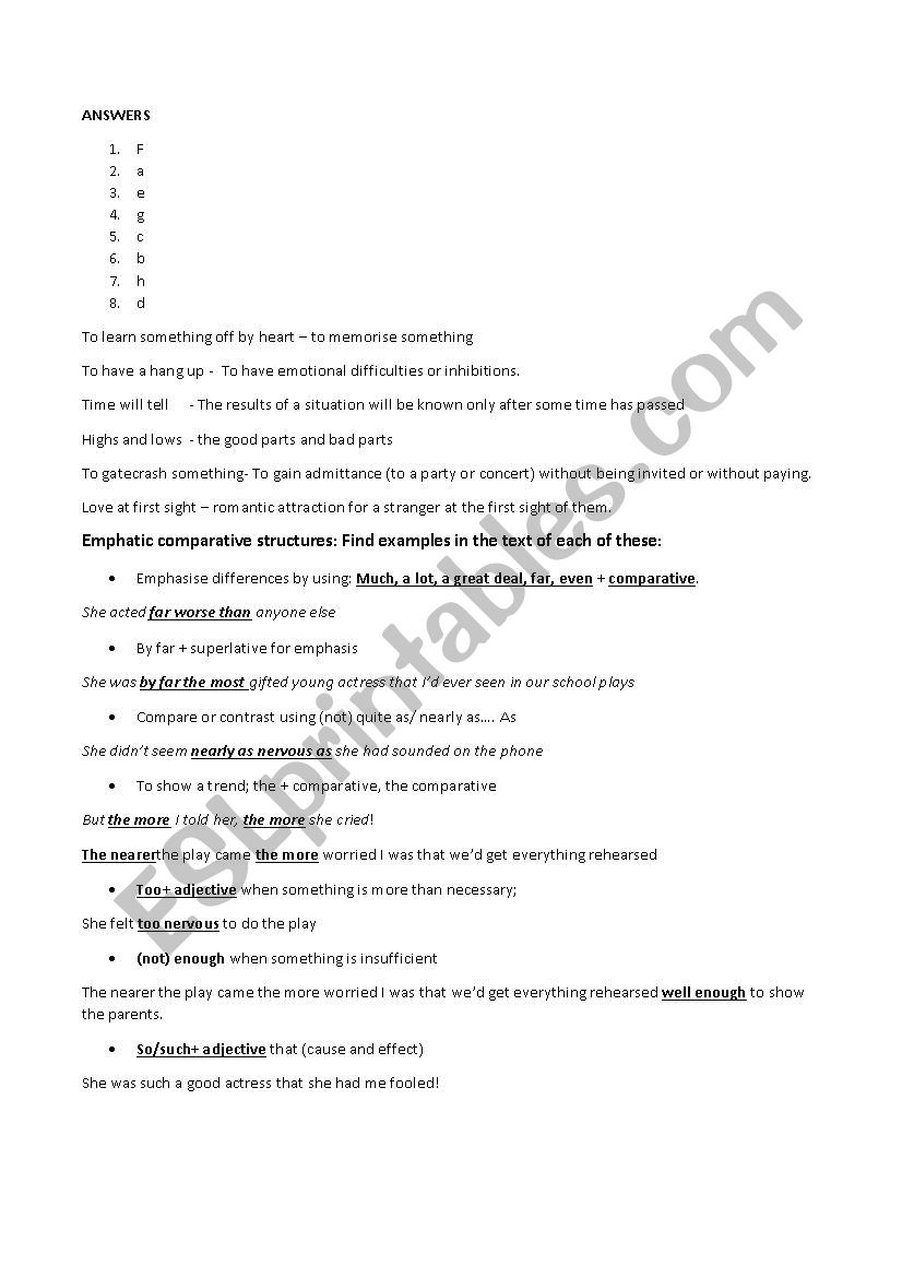 Knock knock-idioms and phrasal verbs with knock - ESL worksheet by joy2bill