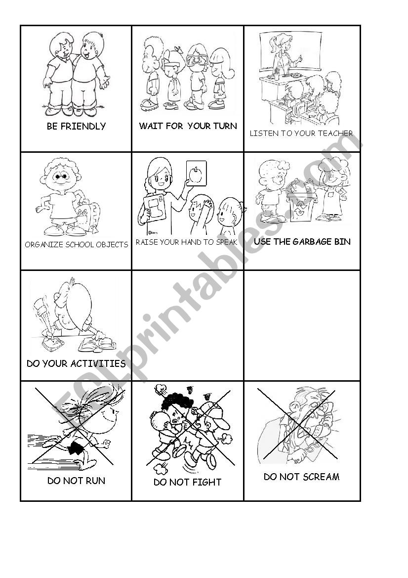 Agreements worksheet