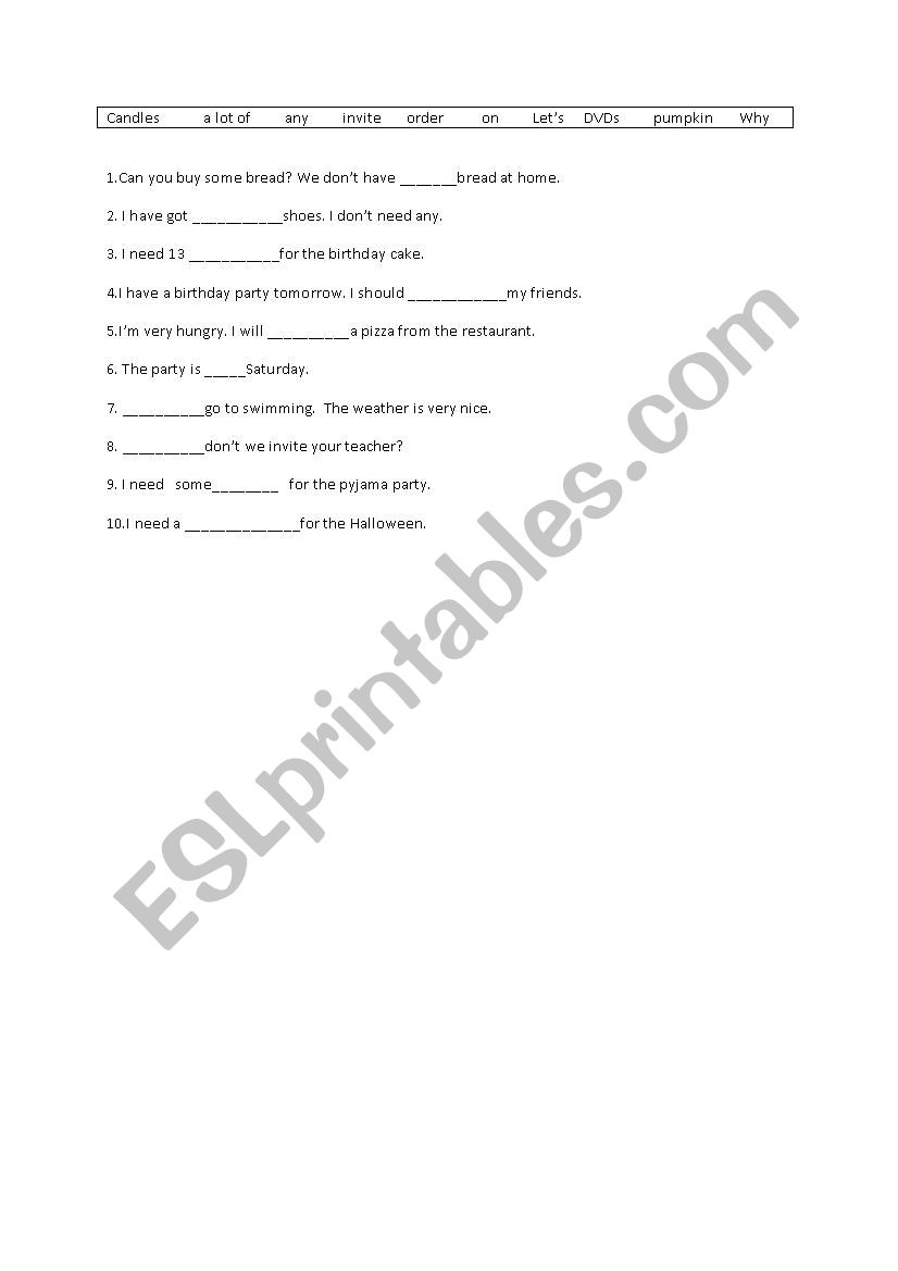 running dictation  worksheet