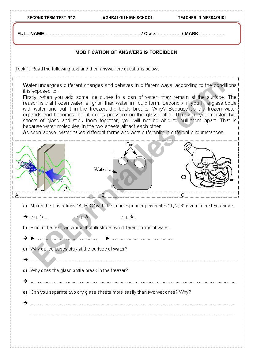 Second Term Test N2 - 2SE & TM