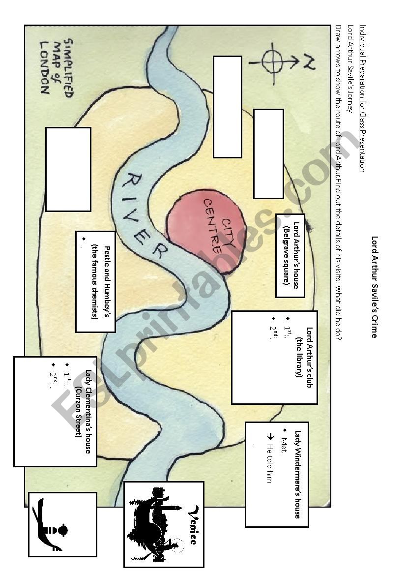 Worksheet for Arthur SavileÂ´s Crime (story by Oscar Wilde)