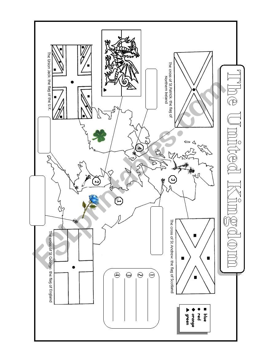 The United Kingdom worksheet