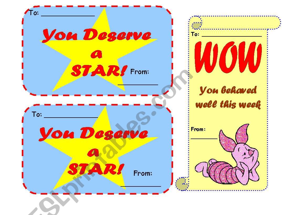 printable incentives worksheet