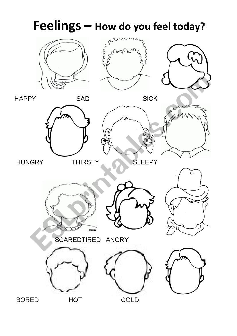 feelings worksheet