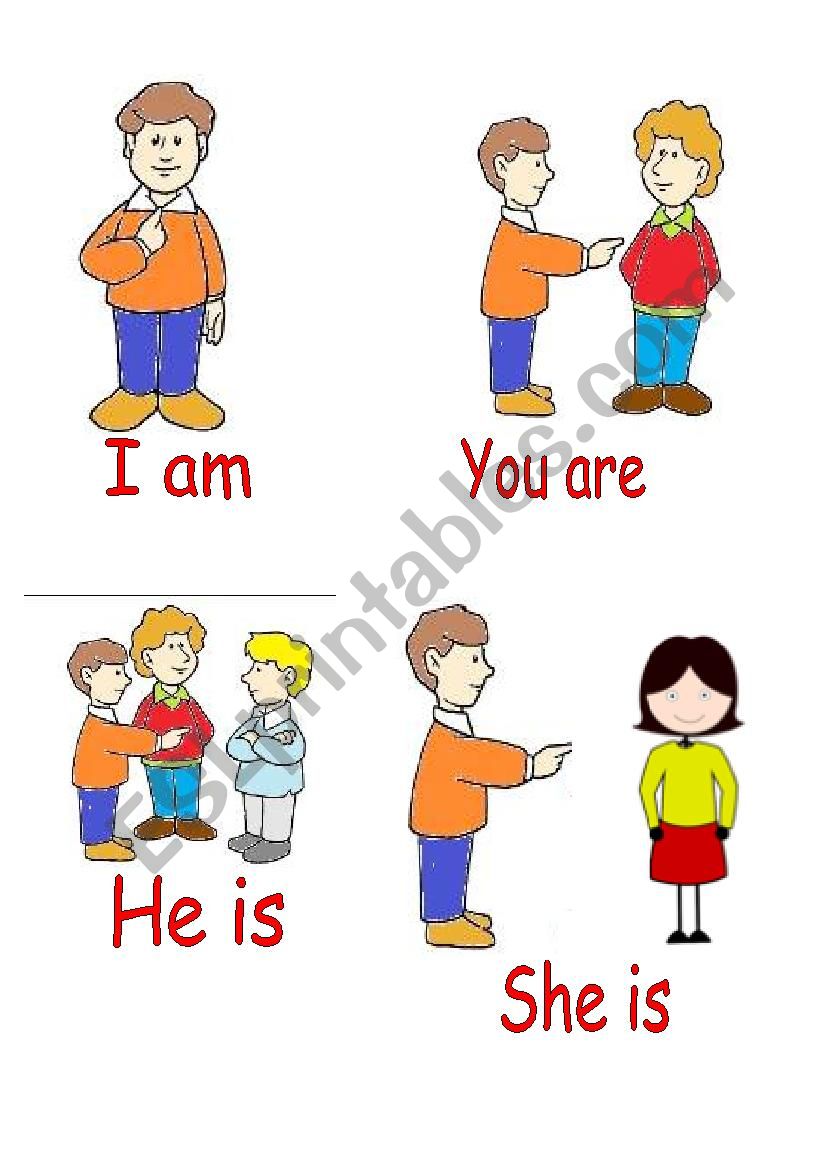 Flash Cards Verb To Be at Joseph Deen blog