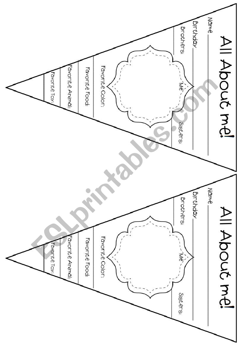 BANNER NAME worksheet