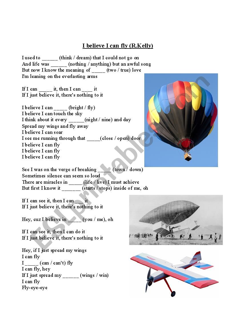 Song  worksheet