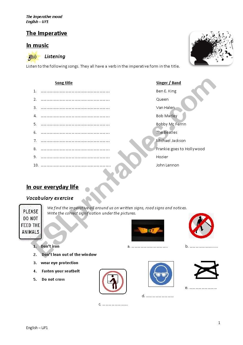 the-imperative-mood-esl-worksheet-by-benedictepaolone
