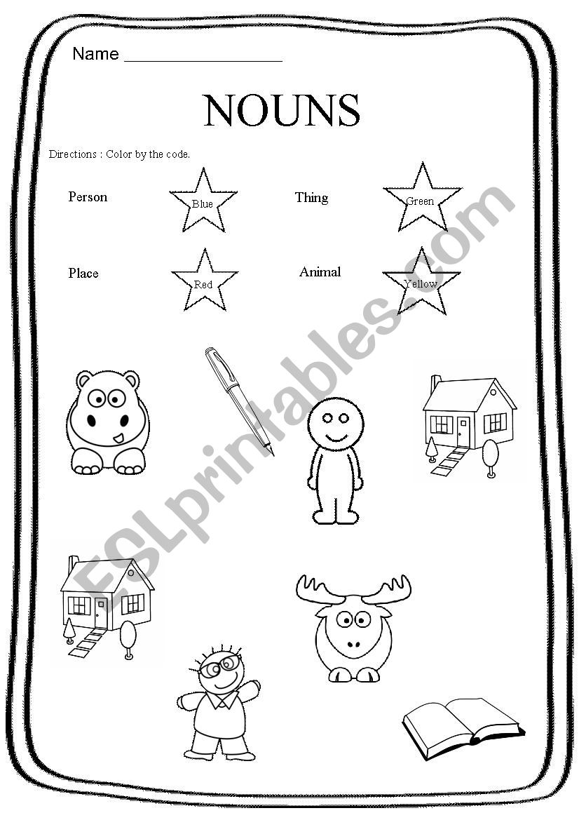 Noun worksheet