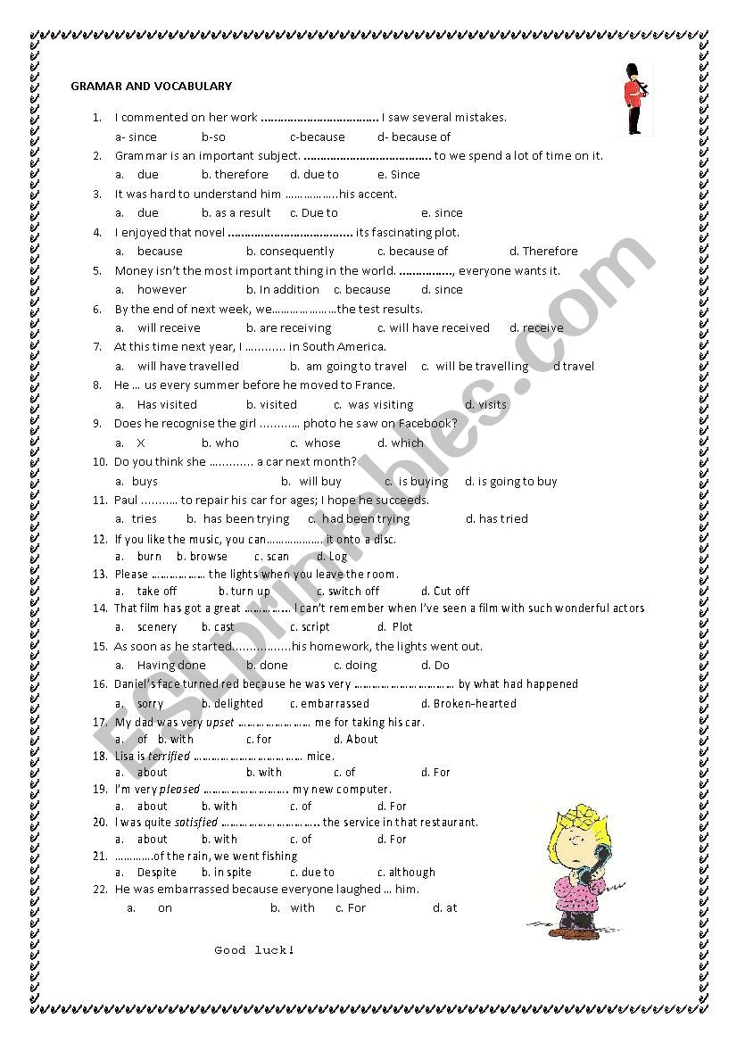 Review multiple choice (A2)(B1).2