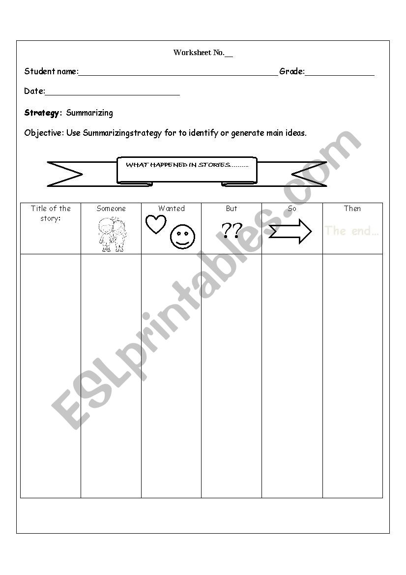 Reading Exercise worksheet