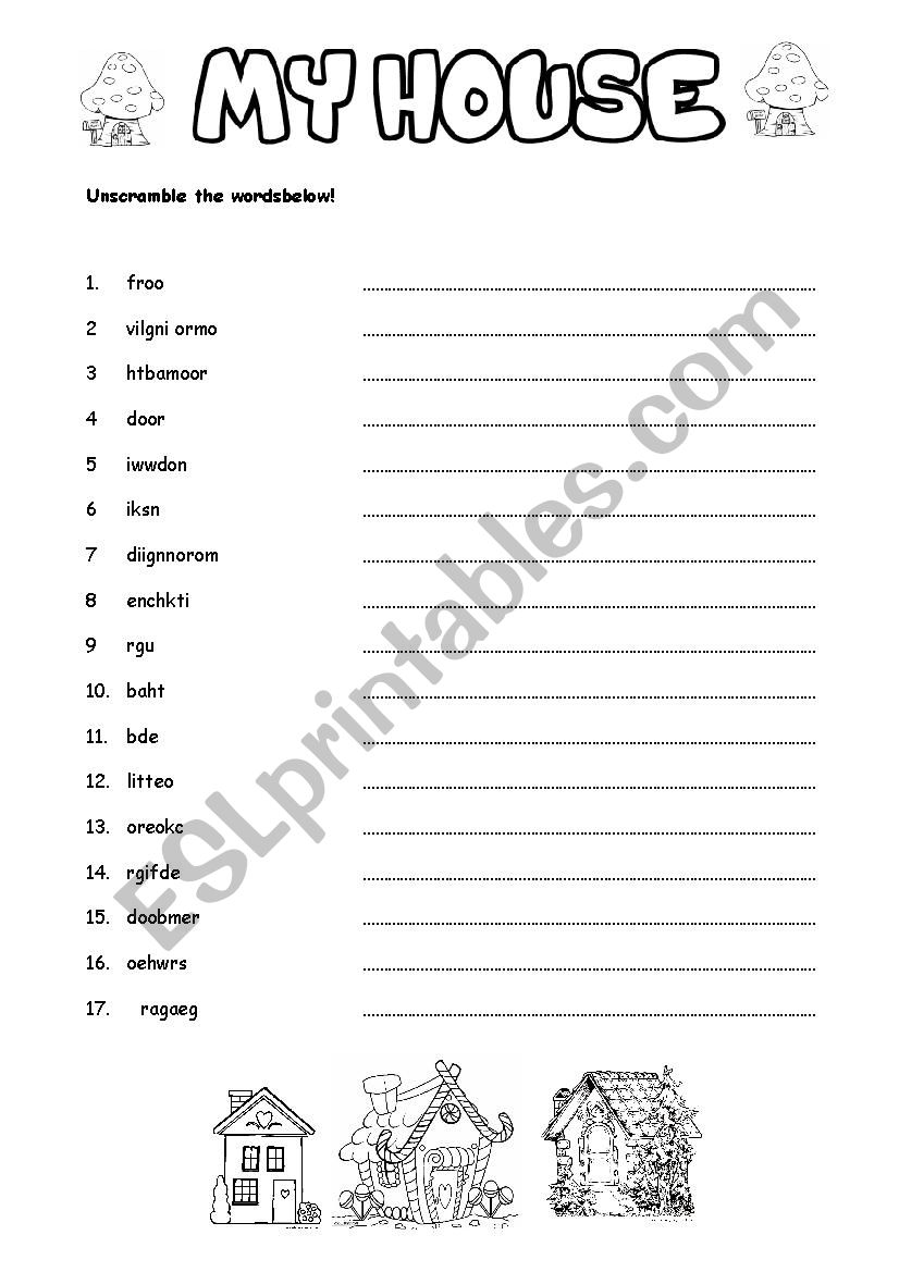 the-house-unscramble-the-words-esl-worksheet-by-elisa-france
