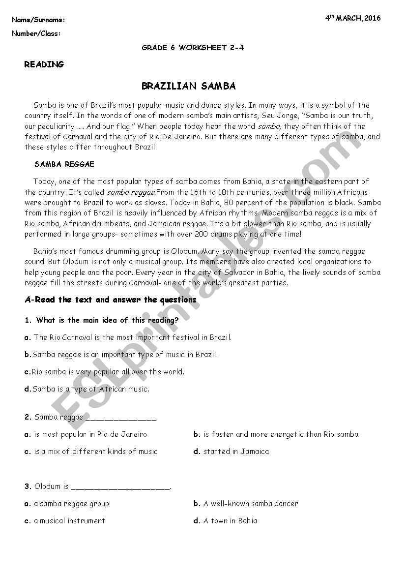 modals worksheet