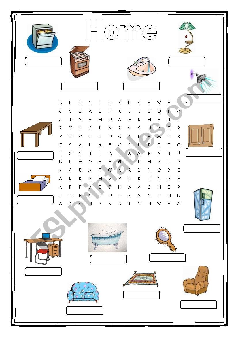 At home worksheet