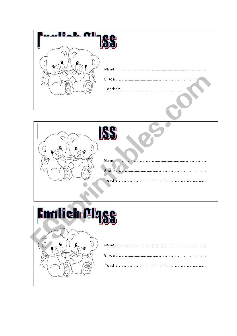 book logo worksheet