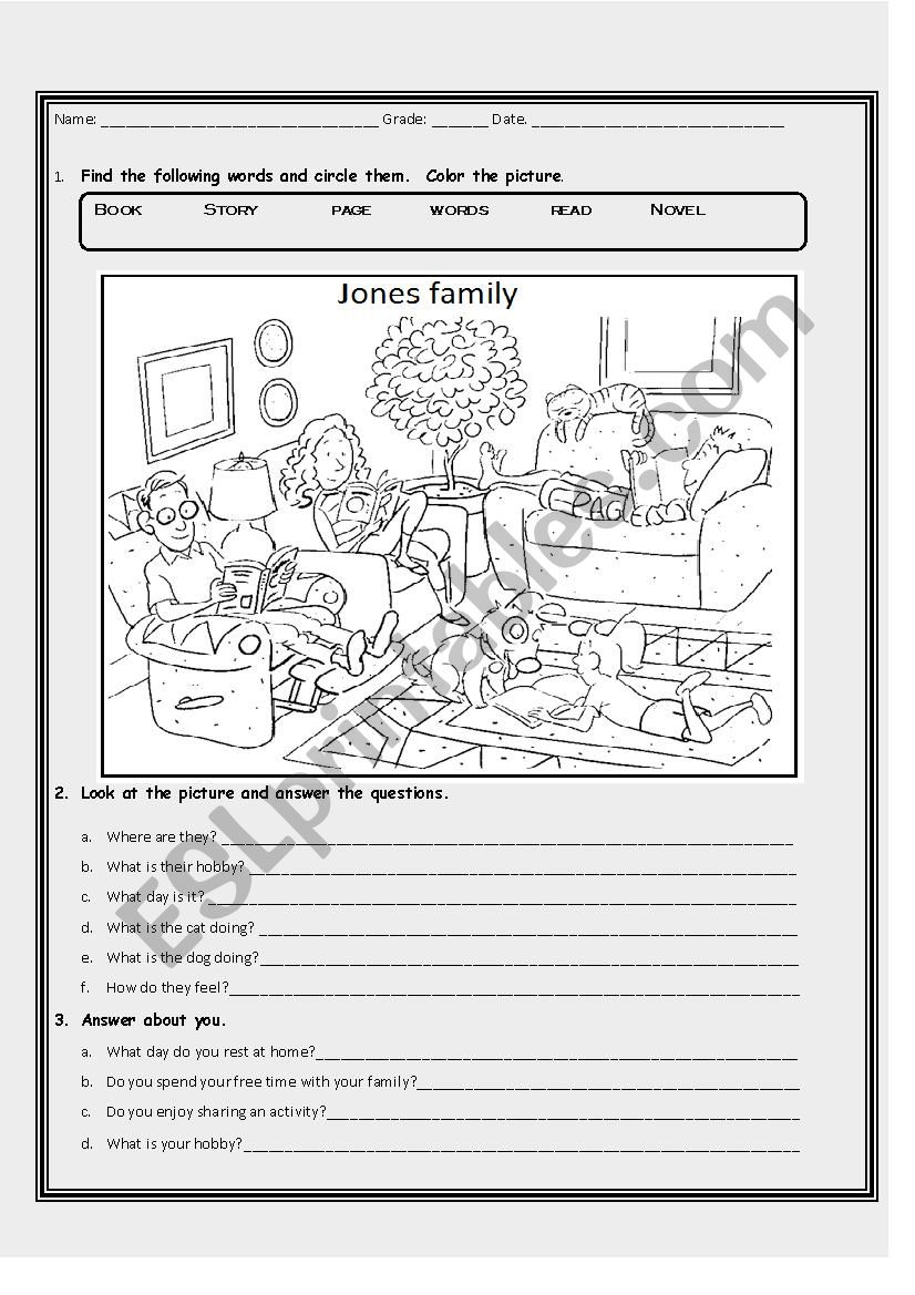 present continuous worksheet