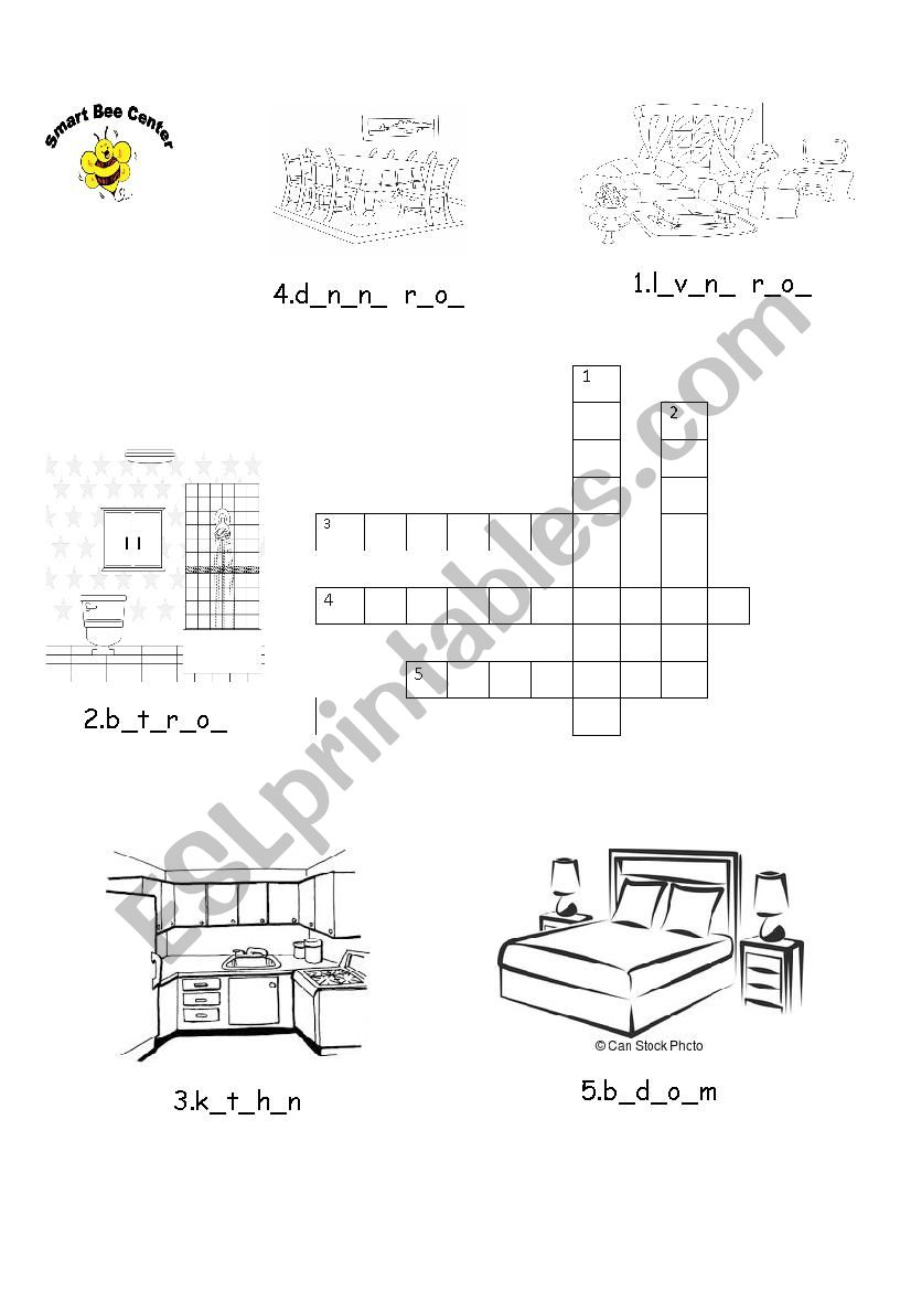 room worksheet