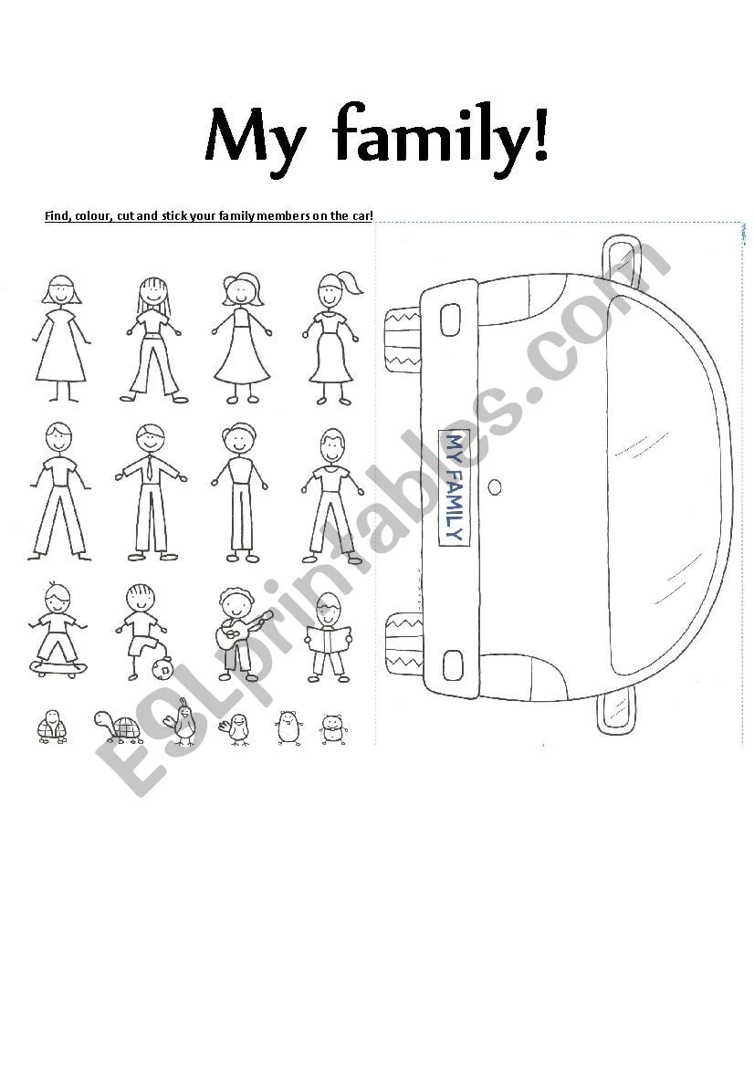 family members worksheet