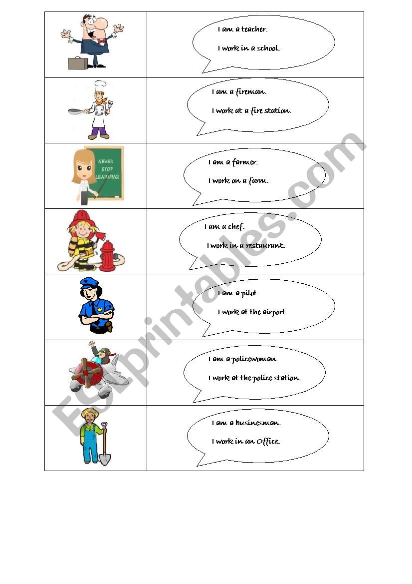 JOBS CUT&PASTE worksheet