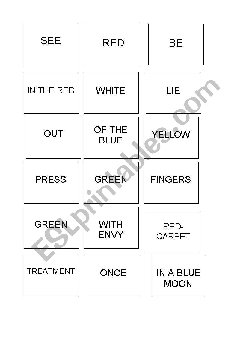 memotest (idioms with colours)