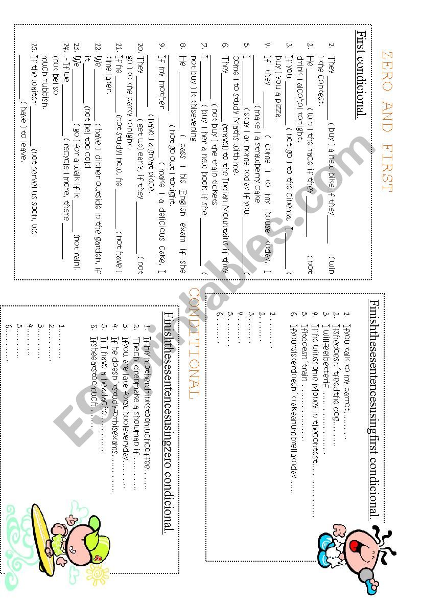 Conditionals worksheet