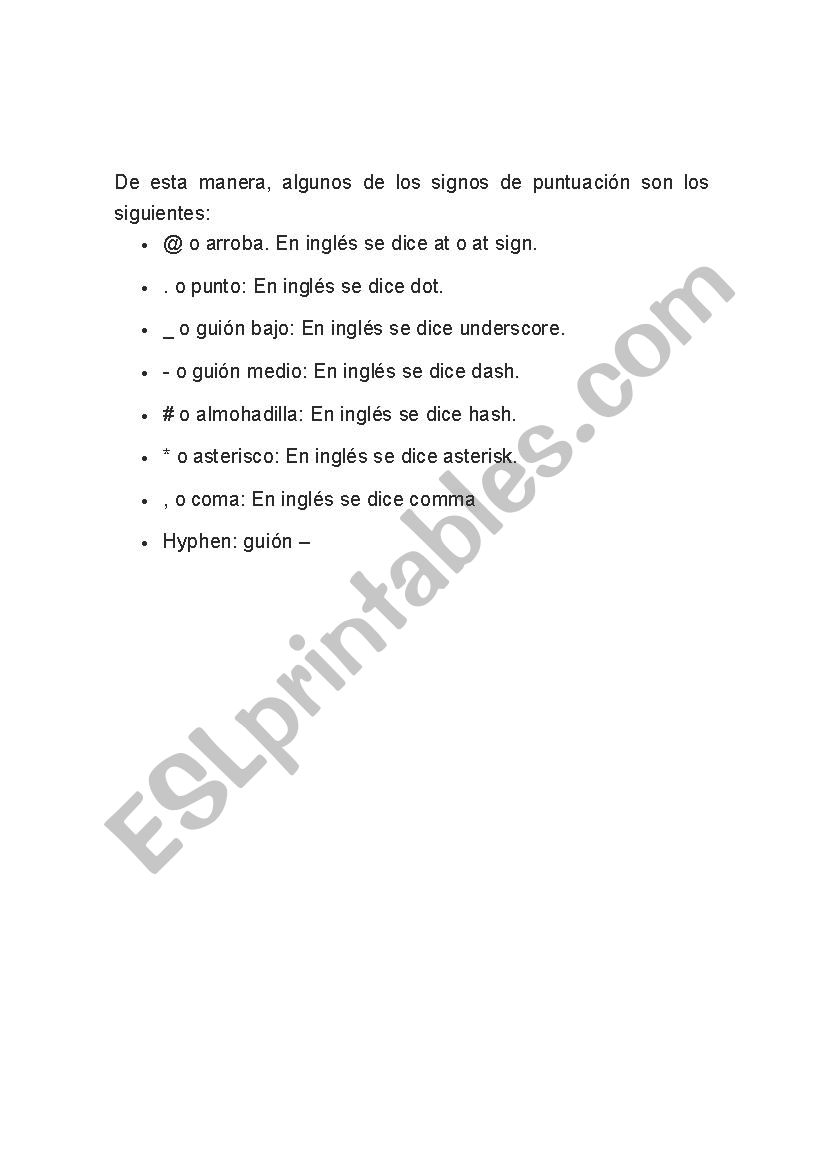 Internet vocabulary worksheet
